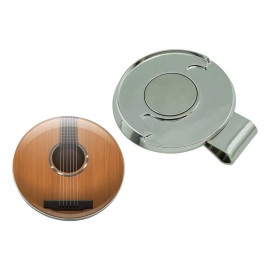 GRAPHICS & MORE Acoustic Guitar Strings Golf Hat Clip with Magnetic Ball Marker
