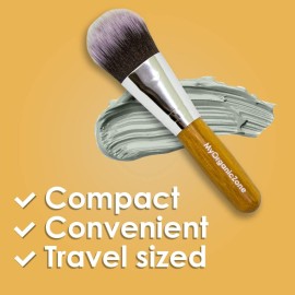 Face Mask Brush - Soft Bamboo Facial Mud Mask Applicator Brush for Applying Facial Mask | Use with Facial Mud Masks, Peel Off Masks, Oils & Makeups (4 inches long) Face Mask Brush - Soft Bamboo Facial Mud Mask Applicator Brush for Applying Facial Mask | Use with Facial Mud Masks, Peel Off Masks, Oils & Makeups (4 inches long)