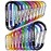 STURME 20pcs 2.7 Carabiner Clip Durable Carabeaner Hooks Small Carabiner D Clip