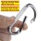 STURME 20pcs 2.7 Carabiner Clip Durable Carabeaner Hooks Small Carabiner D Clip