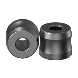 Linkidea 2 Pack Safety Razor Stand, Opening Dia 0.7 (18.5mm) Men Shaving Stand for Bathroom Countertop Compatible with Gillette SkinGuard (Dark Grey)