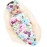 Galabloomer Receiving Blanket Headband Set Flower Print Baby Swaddle Receiving Blankets