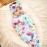 Galabloomer Receiving Blanket Headband Set Flower Print Baby Swaddle Receiving Blankets