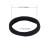 Senkary 50 Pieces Large Hair Ties Elastic Seamless Ponytail Holders Hair Bands for Thick Heavy and Curly Hair, 2 Inch, Black