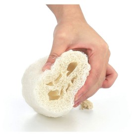 ZOMTOP Natural Loofah Exfoliating Bath Sponge (3 PACK of 4)