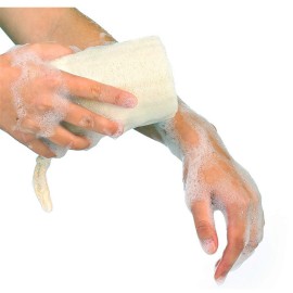 ZOMTOP Natural Loofah Exfoliating Bath Sponge (3 PACK of 4)