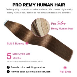 SUYYA Tape in Hair Extensions Remy Human Hair Chocolate Brown Color 14 inches 40g 20pcs Straight Seamless Skin Weft Tape in Human Hair Extensions(14 inches 4 Dark Brown) SUYYA Tape in Hair Extensions Remy Human Hair Chocolate Brown Color 14 inches 40g 20pcs Straight Seamless Skin Weft Tape in Human Hair Extensions(14 inches 4 Dark Brown)