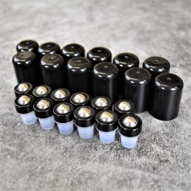 Roller Ball Inserts for 5ml 15ml Essential Oil Bottles - Tops Accessory to Turn Oils Bottle Into Instant Rollers - Fits doTERRA, Young Living, Plant Therapy - Leakproof, Metal, Reusable, 12 Pack Roller Ball Inserts for 5ml 15ml Essential Oil Bottles - Tops Accessory to Turn Oils Bottle Into Instant Rollers - Fits doTERRA, Young Living, Plant Therapy - Leakproof, Metal, Reusable, 12 Pack