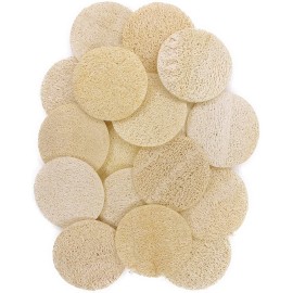 18 pcs/Set Natural Exfoliating Face Pad Loofah Sponge Facial Brush - Makeup Remover - Shower Scrubber - Remove Dead Skin - Body Bath Spa for Men & Women - Renewable Resource - Pack of 18 18 pcs/Set Natural Exfoliating Face Pad Loofah Sponge Facial Brush - Makeup Remover - Shower Scrubber - Remove Dead Skin - Body Bath Spa for Men & Women - Renewable Resource - Pack of 18