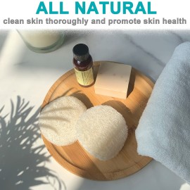 18 pcs/Set Natural Exfoliating Face Pad Loofah Sponge Facial Brush - Makeup Remover - Shower Scrubber - Remove Dead Skin - Body Bath Spa for Men & Women - Renewable Resource - Pack of 18 18 pcs/Set Natural Exfoliating Face Pad Loofah Sponge Facial Brush - Makeup Remover - Shower Scrubber - Remove Dead Skin - Body Bath Spa for Men & Women - Renewable Resource - Pack of 18