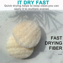 18 pcs/Set Natural Exfoliating Face Pad Loofah Sponge Facial Brush - Makeup Remover - Shower Scrubber - Remove Dead Skin - Body Bath Spa for Men & Women - Renewable Resource - Pack of 18 18 pcs/Set Natural Exfoliating Face Pad Loofah Sponge Facial Brush - Makeup Remover - Shower Scrubber - Remove Dead Skin - Body Bath Spa for Men & Women - Renewable Resource - Pack of 18