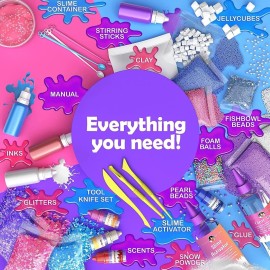 Original Stationery DIY Unicorn Slime Kit for Girls 7+ - Make Glow-in-The-Dark Slime - Fun Family Activity & Birthday Present