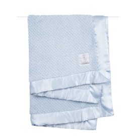 Little Giraffe Honeycomb Baby Blanket 29 x 35, Blue