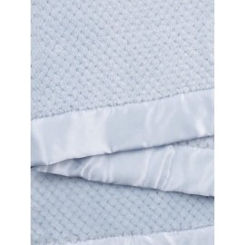 Little Giraffe Honeycomb Baby Blanket 29 x 35, Blue