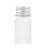 24Pcs 5ml Empty Plastic Bottles Vials Tiny Jars Sample Bottle Mini Storage Container Case with Aluminum Screw Cap for Facial Cream, Cosmetics, Powder (Transparent)