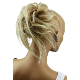 CAISHA XXL Hairpiece Scrunchie Updo Voluminous Slightly Wavy Messy Bun Blonde Mix G11F CAISHA XXL Hairpiece Scrunchie Updo Voluminous Slightly Wavy Messy Bun Blonde Mix G11F
