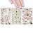 ALLYDREW 3 Sheets Spooky Halloween Nail Art Halloween Nail Stickers