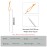 iBasingo 8 Pieces/lot Titanium Alloy Tent Nails Outdoor Camping Tent Stakes Lengthen Tent Pegs 20CM with Rope A-Ti4006P