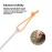 iBasingo 8 Pieces/lot Titanium Alloy Tent Nails Outdoor Camping Tent Stakes Lengthen Tent Pegs 20CM with Rope A-Ti4006P