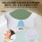 Non Slip Bath Pillow, Luxury Spa Bathtub Head & Neck Rest Support, Permeable Quick Drying Air Mesh Tub Pillow with 4 Large Suction Cups, Fits Any Tubs, Soft and Relaxing