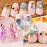 Minejin Nail Art Glitter Foil Slice Glass Broken Piece Stickers Decoration Decal Tips 12 colors