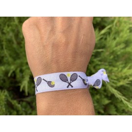 Tennis Hair Hair Ties, Tennis Hair Accessories, No Crease Tennis Hair Elastics Set for Girl Tennis Players