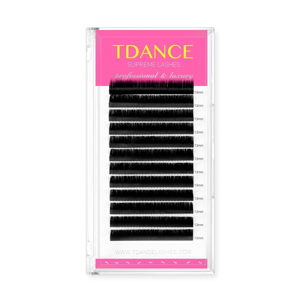 TDANCE Premium D Curl 8mm Semi Permanent Individual Eyelash Extensions 0.18mm Thickness False Mink Silk Classic Lashes Extensions Professional Salon Use(D,0.18,8mm) TDANCE Premium D Curl 8mm Semi Permanent Individual Eyelash Extensions 0.18mm Thickness False Mink Silk Classic Lashes Extensions Professional Salon Use(D,0.18,8mm)