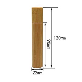 ericotry 2PCS 15ml Bamboo Empty Roll on Bottles Essential Oil Roller Bottle with Stainless Steel Roller Ball for Essential Oil Perfume Oils and Lip Balms ericotry 2PCS 15ml Bamboo Empty Roll on Bottles Essential Oil Roller Bottle with Stainless Steel Roller Ball for Essential Oil Perfume Oils and Lip Balms