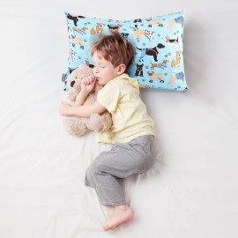 Toddler Pillowcases - 2 Pack Pillowslip Case Fits Pillows Sized 13 x 18 or 12x 16 Bedding Pillow Cover for Sleeping Kids Bedding Pillow Cover Dog Kids\' Pillowcases - by UOMNY