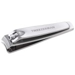 Tweezerman 8887 Stainless Steel Finger Nail Clipper, Curved Blade Edge