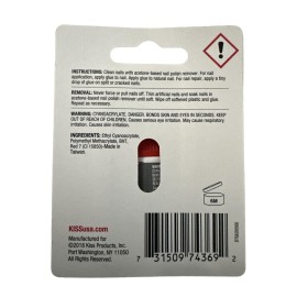 Kiss Super Bond Pink Nail Glue DTG02 (74369) 0.10 oz / 3 g