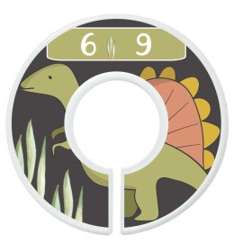 Mumsy Goose Baby Boy Clothes Dividers Nursery Closet Dividers Dinosaurs