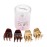France Luxe Les Petite Clips Small Dainty Claw Clips 4-Pack - Gold/Tortoise