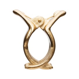 France Luxe Les Petite Clips Small Dainty Claw Clips 4-Pack - Gold/Tortoise