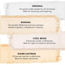 Dermablend Illuminating Banana Powder, Loose Setting Powder Makeup for Brightening and a Long-Lasting Luminous Finish, up to 16hr Wear, 0.63 oz.