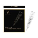 Cartridge Needles - BIOMASER 10PCS Sterilized Permanent Makeup Cartridge Needles Tattoo Needle Fits for Permanent Makeup Machine Pen T100 P1 X1 for Eyebrow Eyeliner Lip (1R-0.25MM)