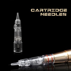 Cartridge Needles - BIOMASER 10PCS Sterilized Permanent Makeup Cartridge Needles Tattoo Needle Fits for Permanent Makeup Machine Pen T100 P1 X1 for Eyebrow Eyeliner Lip (1R-0.25MM) Cartridge Needles - BIOMASER 10PCS Sterilized Permanent Makeup Cartridge Needles Tattoo Needle Fits for Permanent Makeup Machine Pen T100 P1 X1 for Eyebrow Eyeliner Lip (1R-0.25MM)