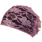 Shoe String King SSK Beautiful Metallic Turban-style Head Wrap (Lacey Light Pink)