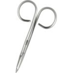 Rubis Stainless Steel Slanted Tweezers with Scissor Handles for Precise Eyebrows and Hair Removal, 1K603, Silver,Rubis Switzerland Swiss Made World Renowned Precision