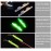 THKFISH Fishing Glow Rod Tips - Green Fluorescent Glow Sticks for Night Fishing - 100pcs (50 Bags)