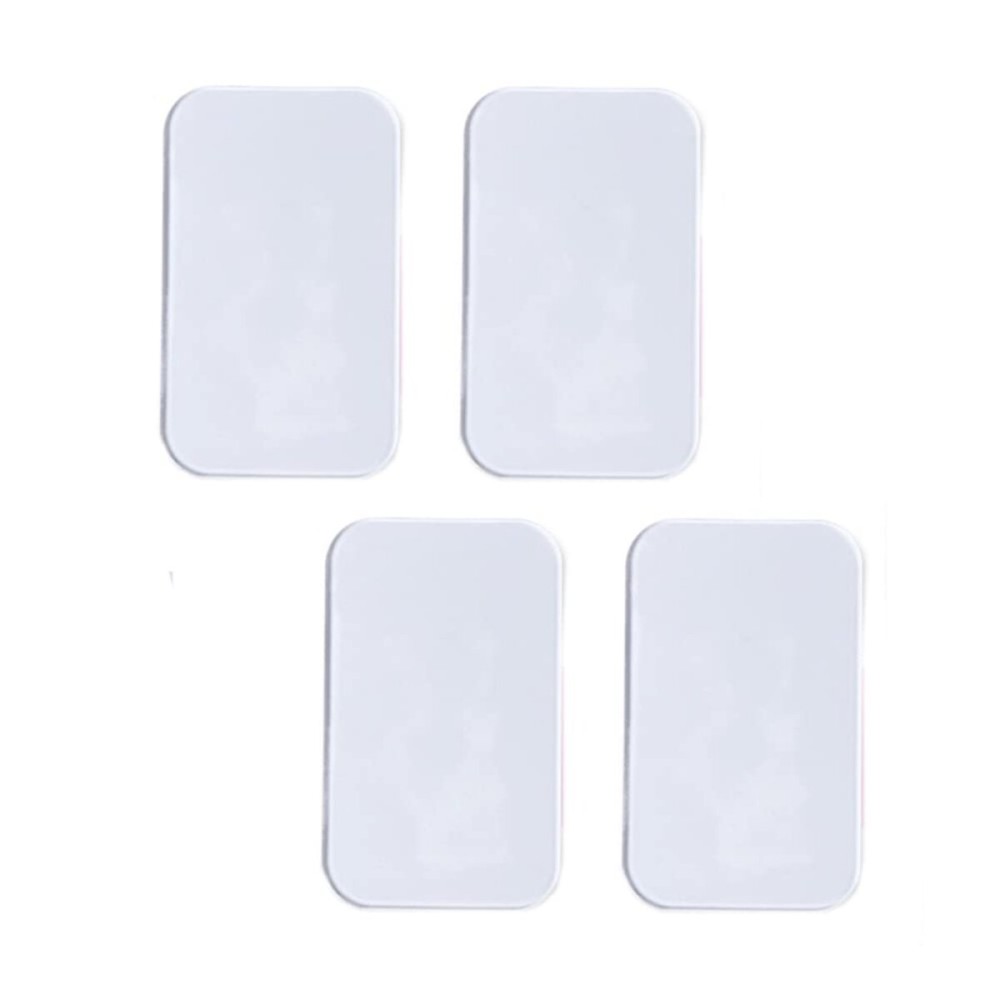 4Pcs Clear Silicone False Eyelash Holder Pads for Eyelash Extensions Tools 3.54\'\' x 2\'\'