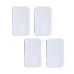 4Pcs Clear Silicone False Eyelash Holder Pads for Eyelash Extensions Tools 3.54\'\' x 2\'\'