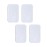 4Pcs Clear Silicone False Eyelash Holder Pads for Eyelash Extensions Tools 3.54\'\' x 2\'\'