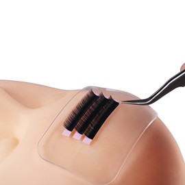 4Pcs Clear Silicone False Eyelash Holder Pads for Eyelash Extensions Tools 3.54\'\' x 2\'\'