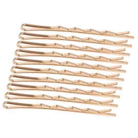 20 Pcs Ancient-gold One-word Bobby Pins Metal Hair Clip for Hairstyling - Simple Fashion All-Match Side Clamp Liu Hai Hairpin Barrette Headgear for Women Lady