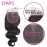DMS Body Wave Human Hair Lace Closure 4x4 Free Part Swiss Lace Closure 12A Brazilian Virgin Hair Top (4x4 Black, 8 inch)