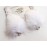 2PCS Girls Heart-shaped Feather Hair Clip Headpiece Party Hairpins Hair Barrettes Hair Accessory Bridal Wedding Feather Fascinator (White)