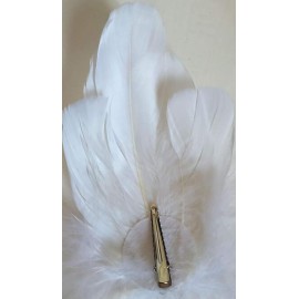2PCS Girls Heart-shaped Feather Hair Clip Headpiece Party Hairpins Hair Barrettes Hair Accessory Bridal Wedding Feather Fascinator (White) 2PCS Girls Heart-shaped Feather Hair Clip Headpiece Party Hairpins Hair Barrettes Hair Accessory Bridal Wedding Feather Fascinator (White)