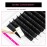 TDANCE Premium DD Curl 0.18mm Thickness Semi Permanent Individual Eyelash Extensions Silk Classic Lashes Professional Salon Use Mixed 10-17mm Length In One Tray (DD-0.18,10-17mm)