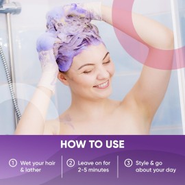 GBG Purple Shampoo for Blonde Hair - Hair Toner for Silver, Grey & Blonde, Instantly Conditions Brassy Hair - Celebrity Stylist Purple Toning Shampoo for Soft, Shiny & Silky Hair for Women & Men, 8 Oz GBG Purple Shampoo for Blonde Hair - Hair Toner for Silver, Grey & Blonde, Instantly Conditions Brassy Hair - Celebrity Stylist Purple Toning Shampoo for Soft, Shiny & Silky Hair for Women & Men, 8 Oz